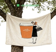 Hermes Throw Blankets